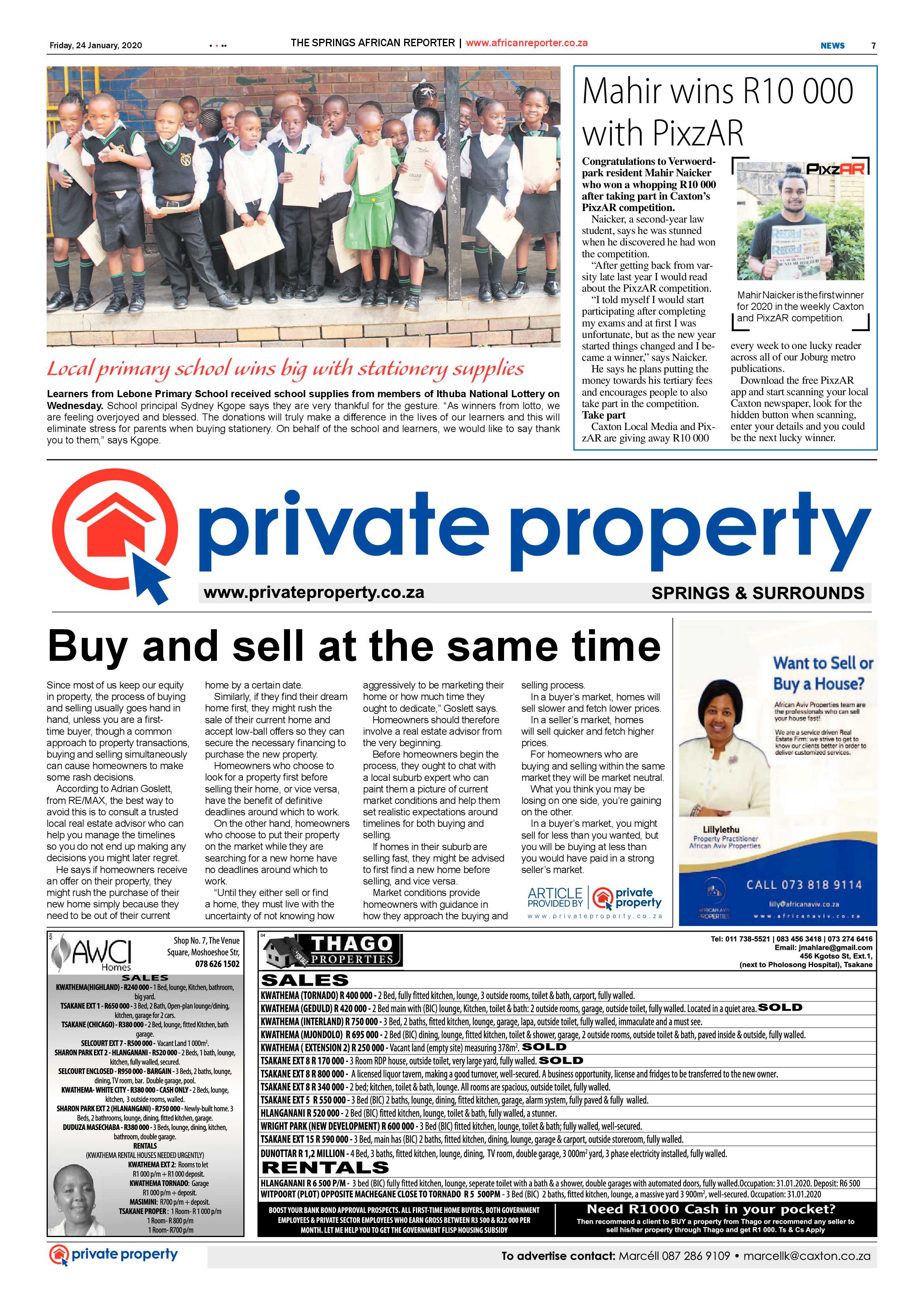 African Reporter 24 January 2020 page 7