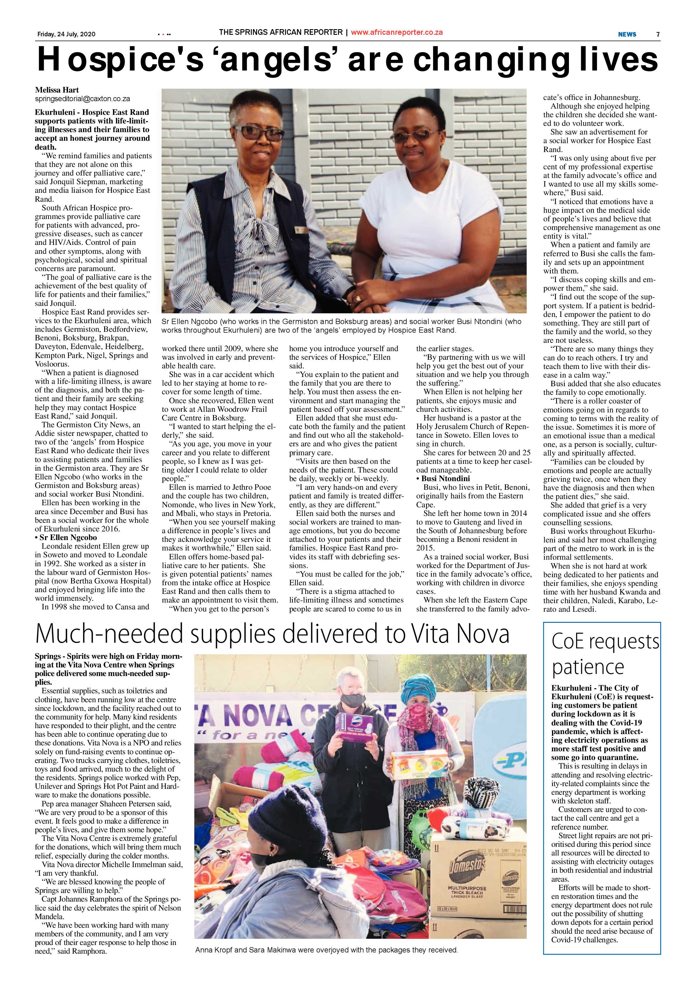 African Reporter 24 July 2020 page 7