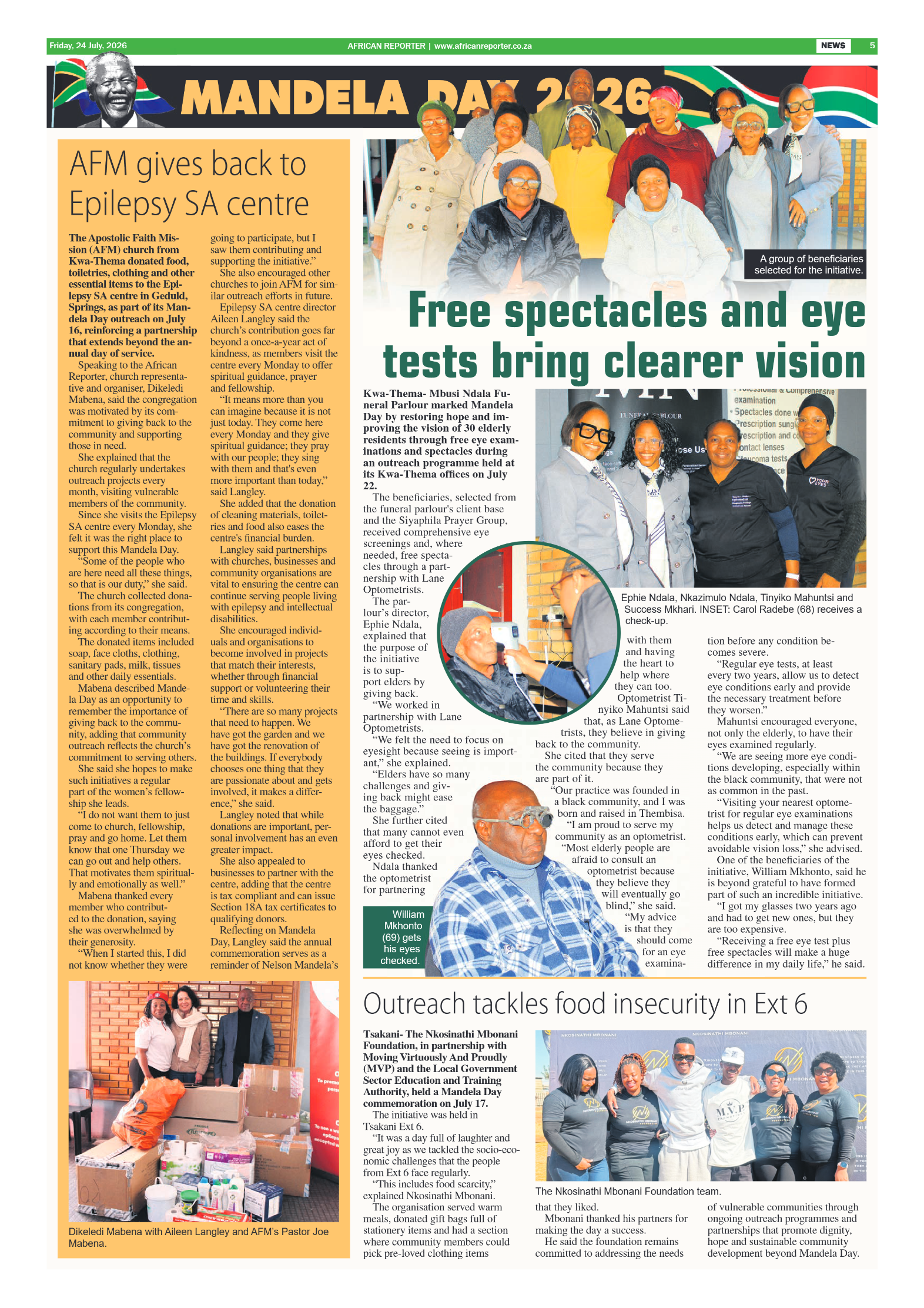 African Reporter 24 July 2026 page 5
