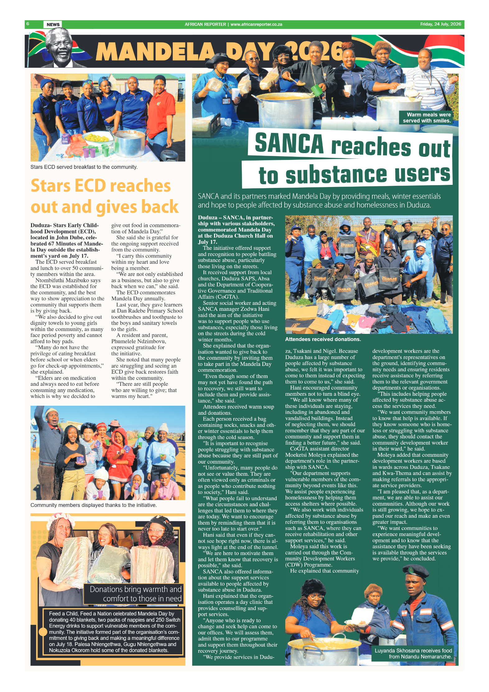 African Reporter 24 July 2026 page 6