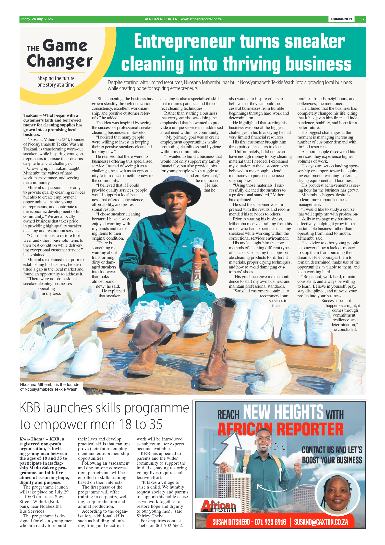 African Reporter 24 July 2026 page 7