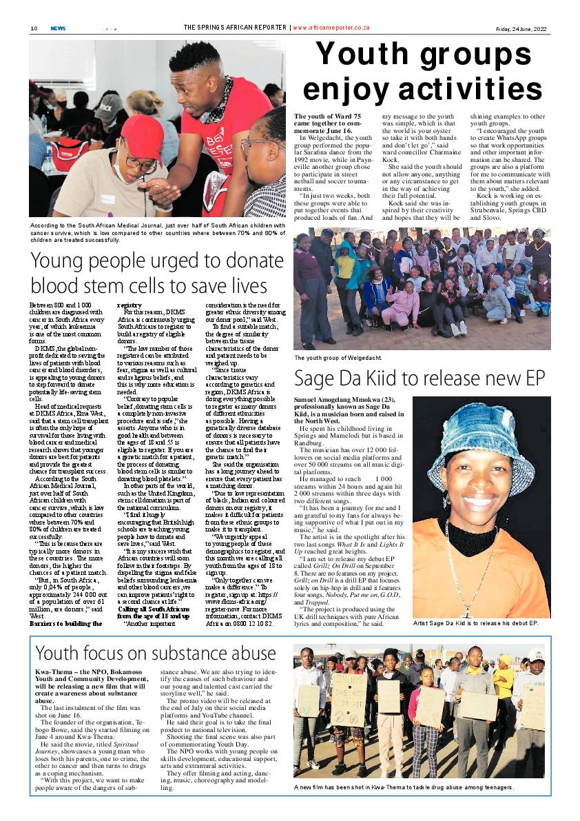 African Reporter 24 June 2022 page 10