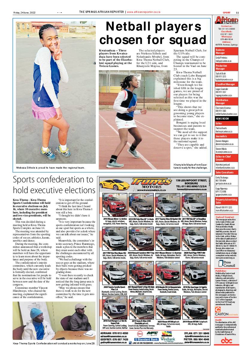 African Reporter 24 June 2022 page 11
