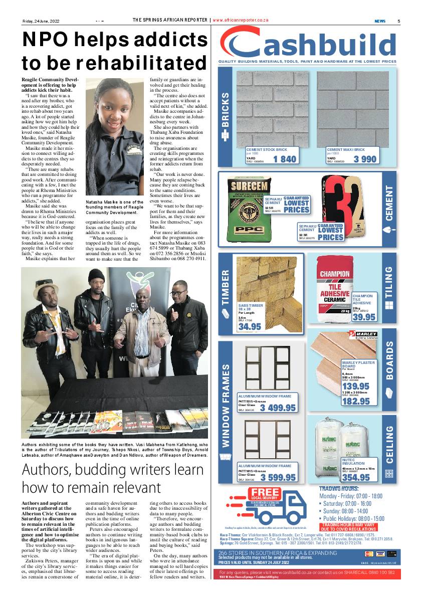 African Reporter 24 June 2022 page 5