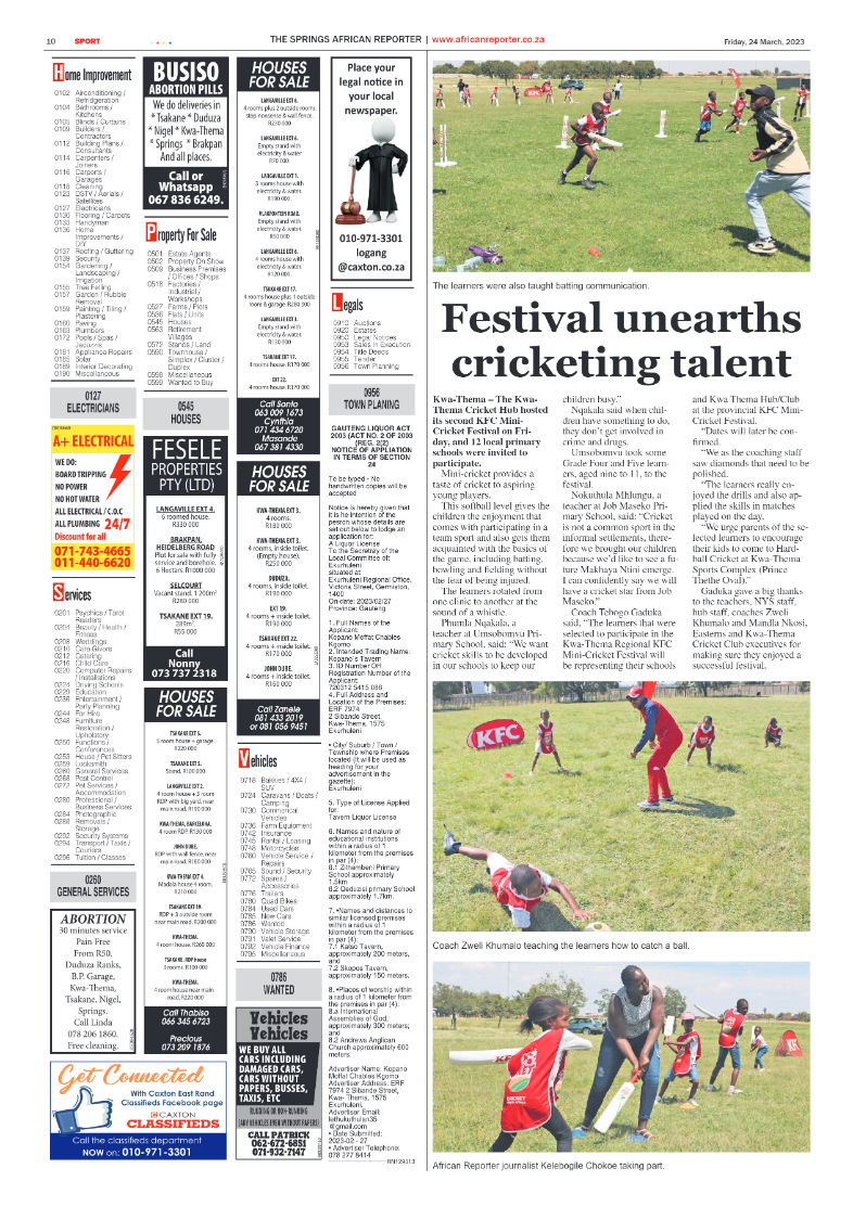African Reporter 24 March 2023 page 10