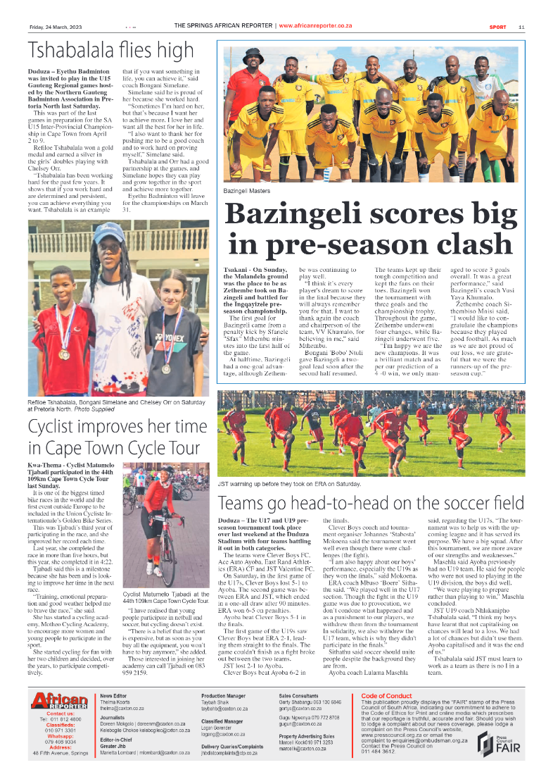 African Reporter 24 March 2023 page 11