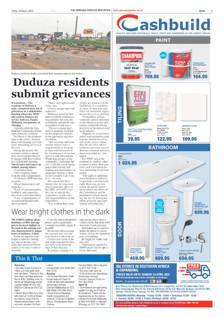 African Reporter 24 March 2023 page 5