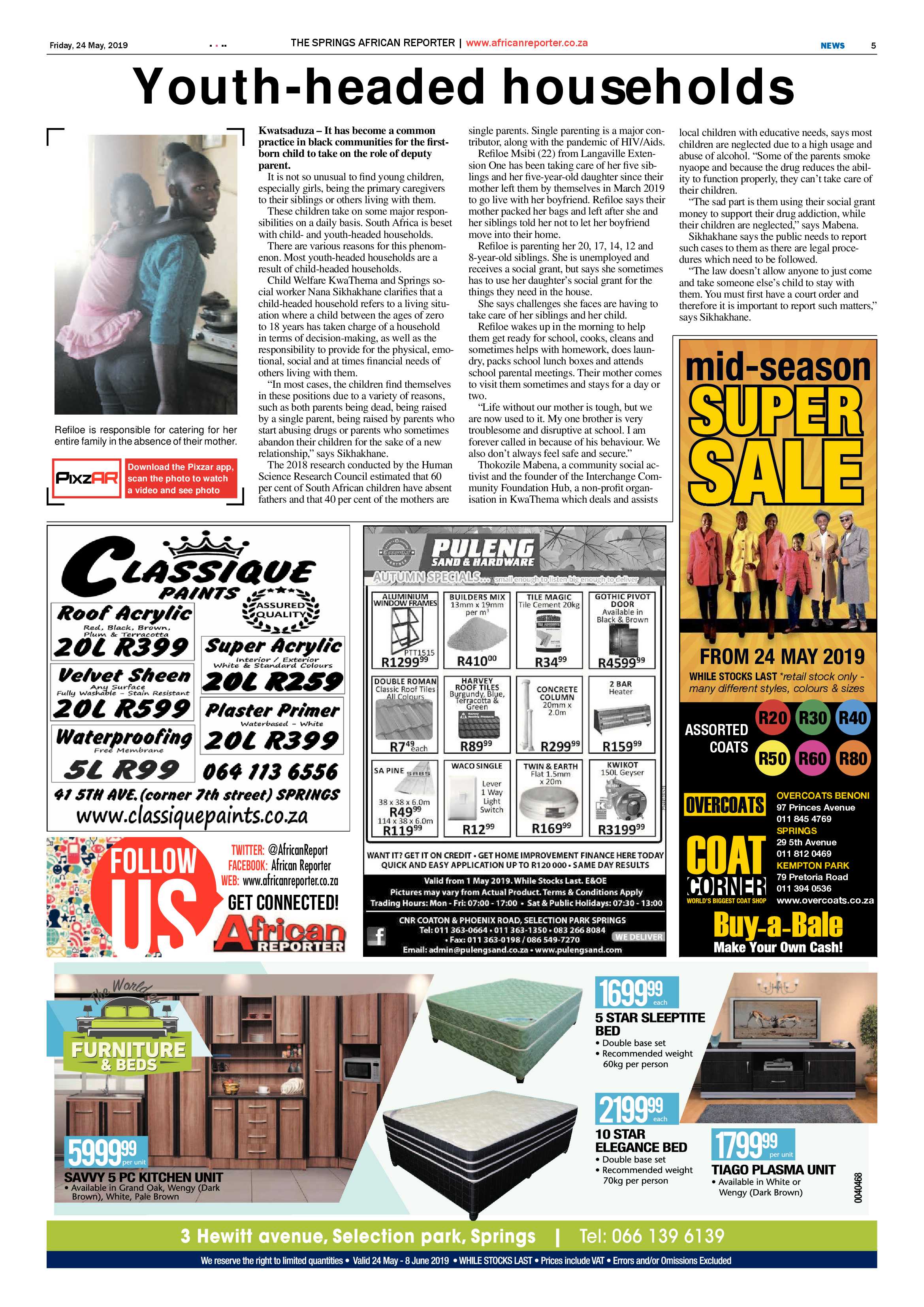 African Reporter 24 May 2019 page 5