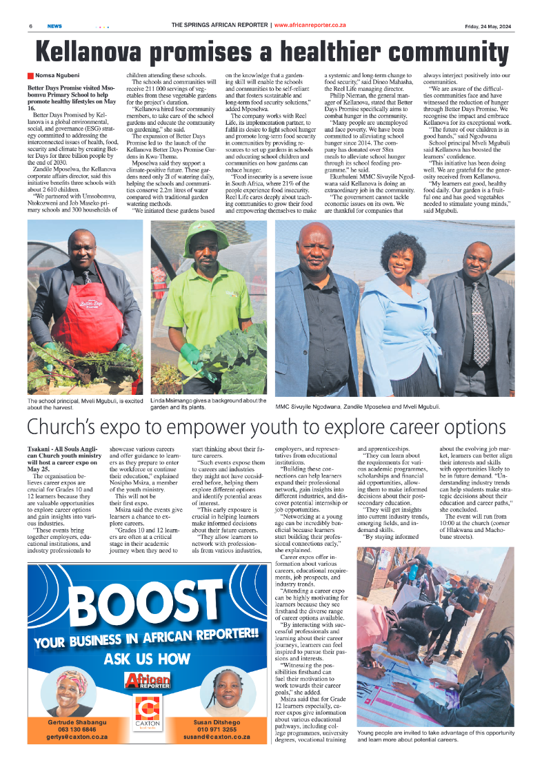 African Reporter 24 May 2024 page 6