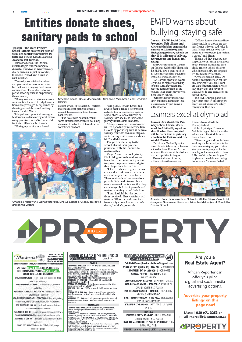 African Reporter 24 May 2024 page 8