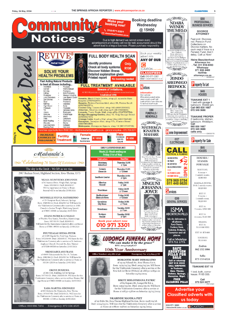 African Reporter 24 May 2024 page 9