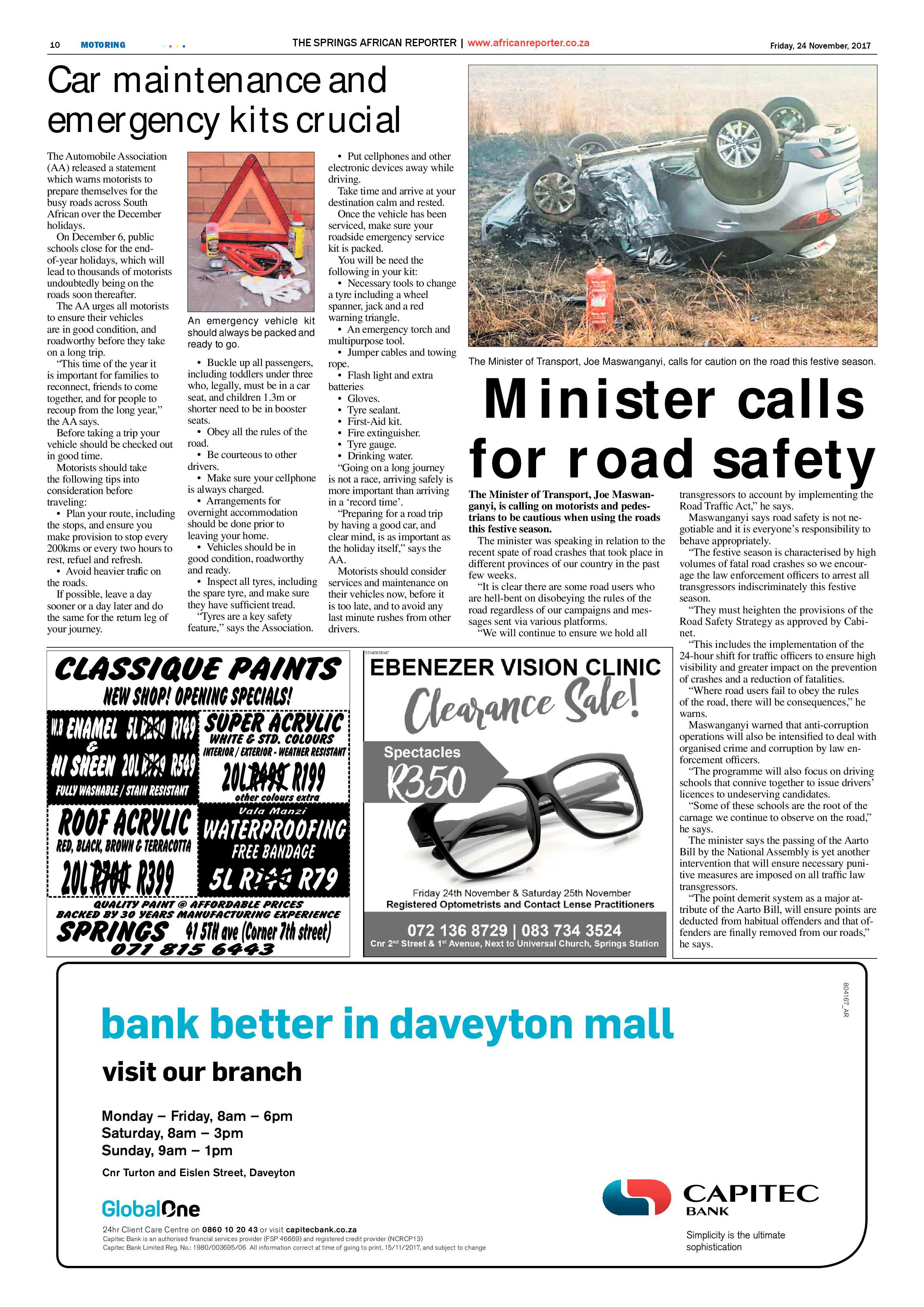 African Reporter 24 November 2017 page 10