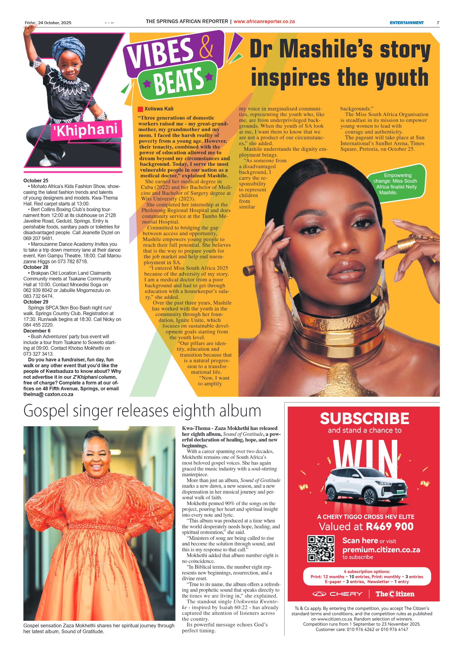 African Reporter 24 October 2025 page 7