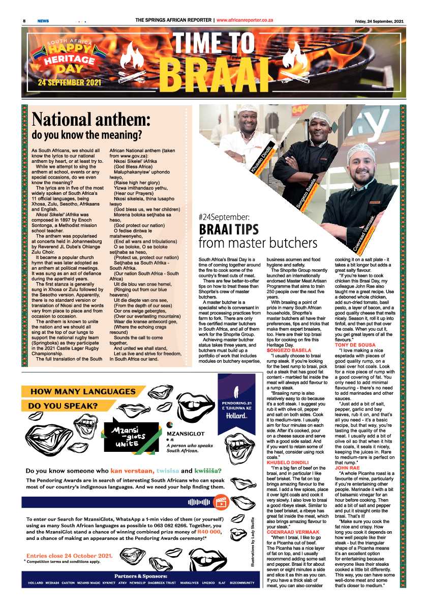 African Reporter 24 September 2021 page 8