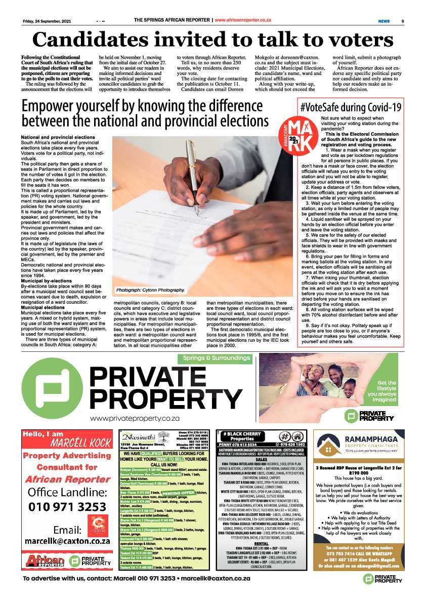 African Reporter 24 September 2021 page 9