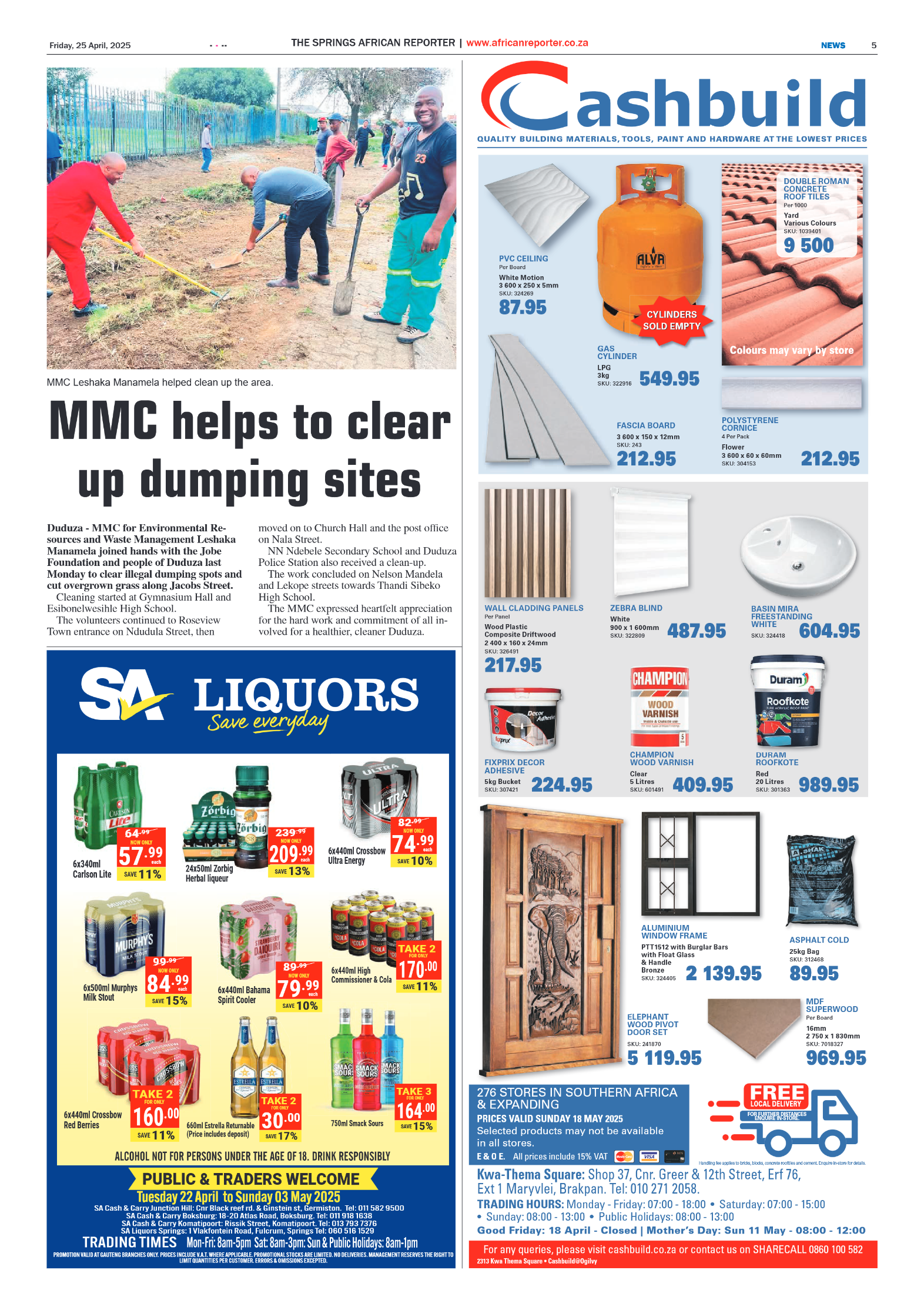 African Reporter 25 April 2025 page 5