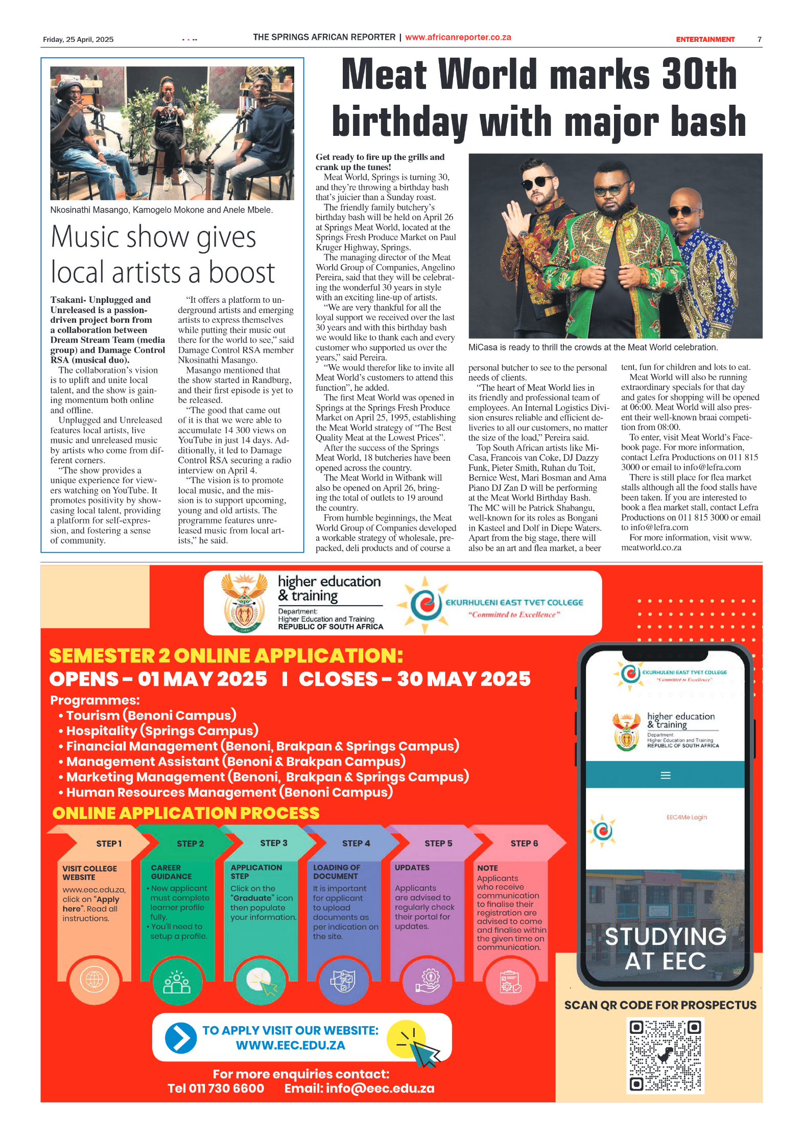 African Reporter 25 April 2025 page 7