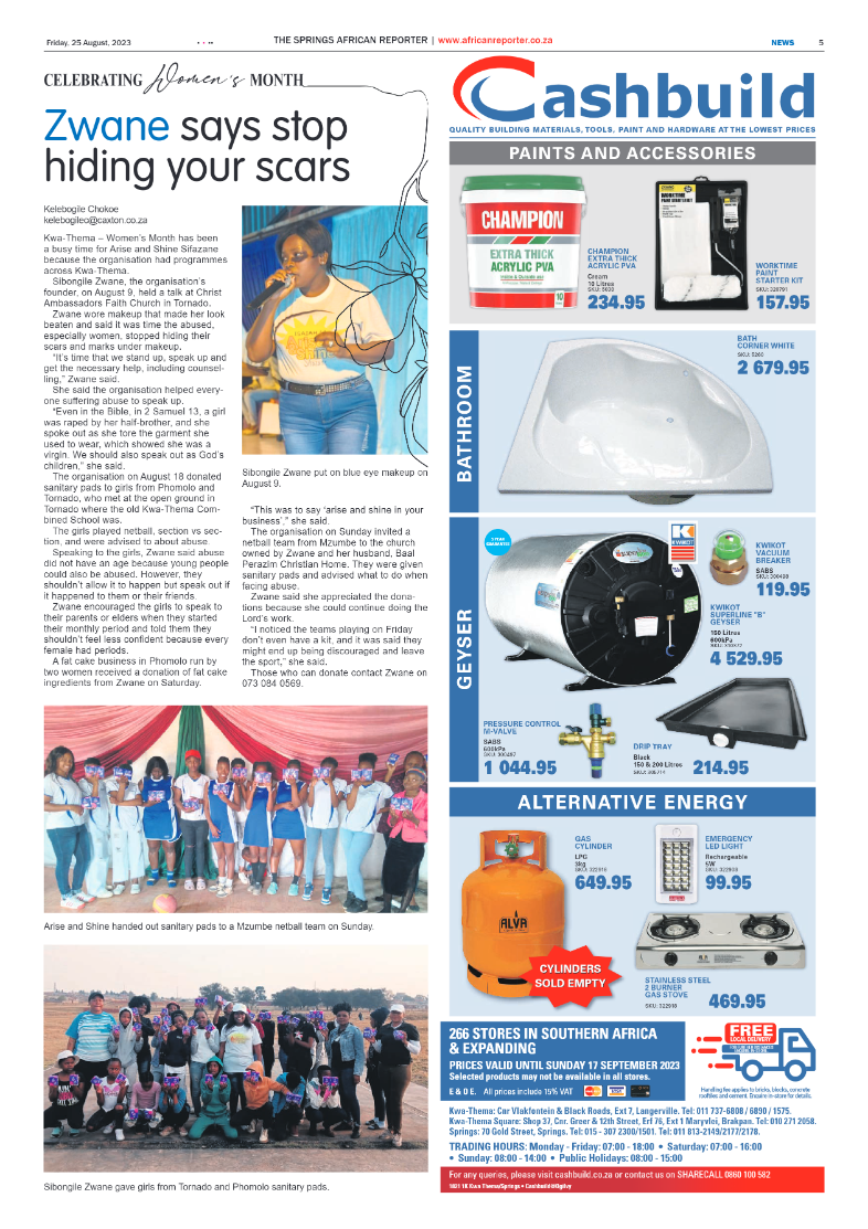 African Reporter 25 Aug 2023 page 5