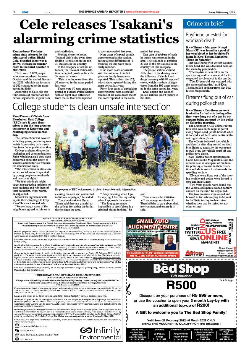 African Reporter 25 February 2022 page 2