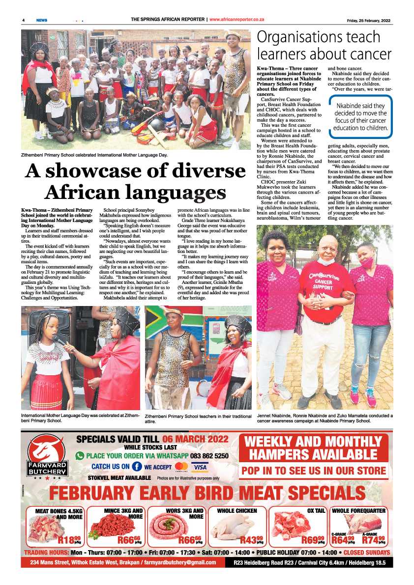 African Reporter 25 February 2022 page 4