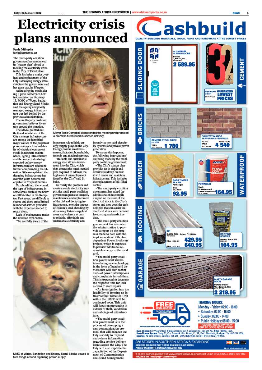 African Reporter 25 February 2022 page 5