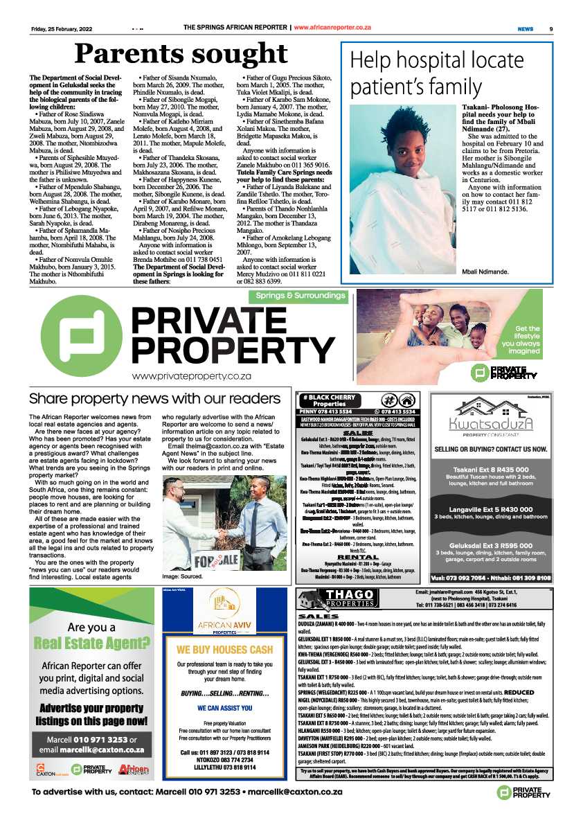 African Reporter 25 February 2022 page 9
