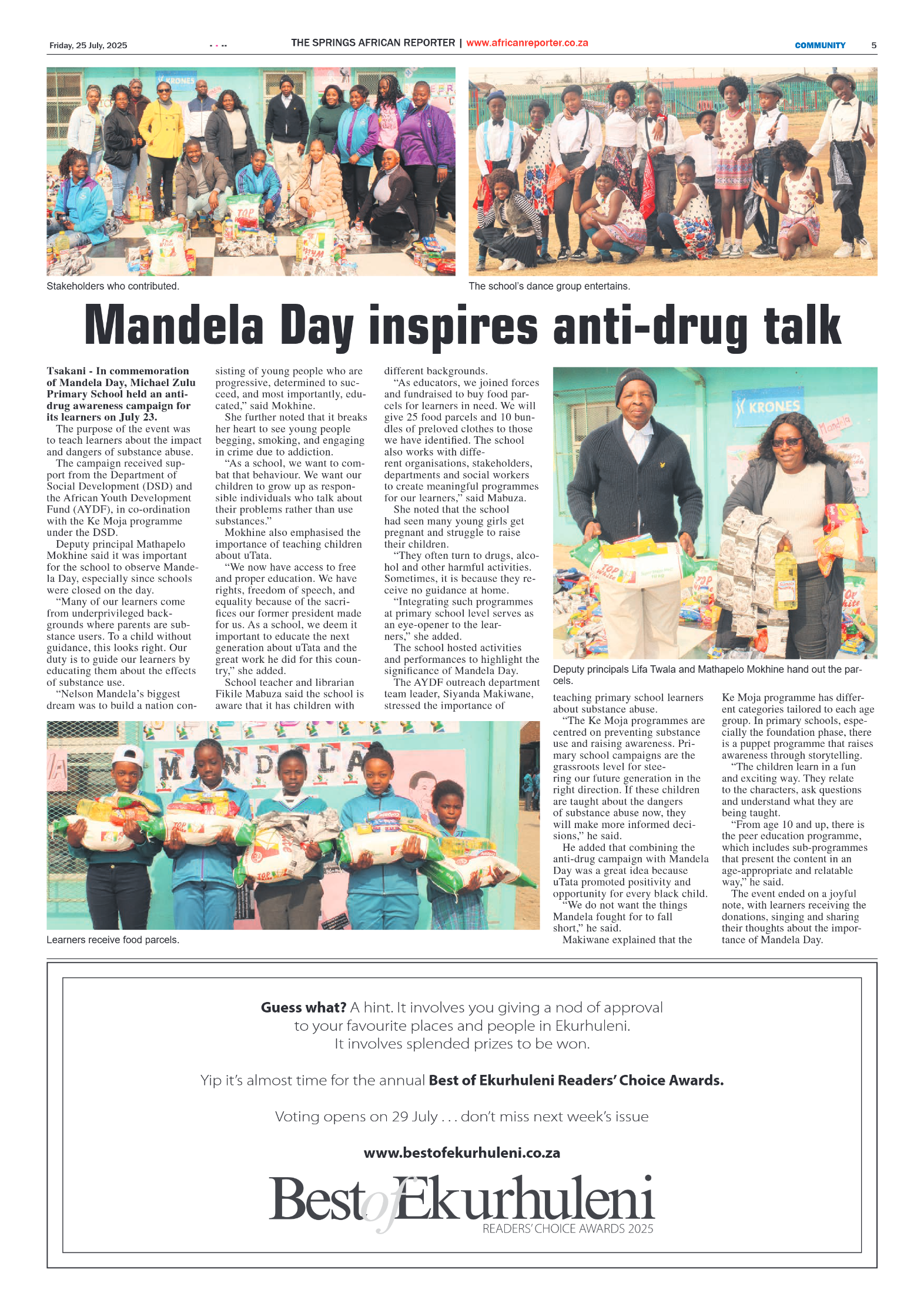African Reporter 25 July 2025 page 5