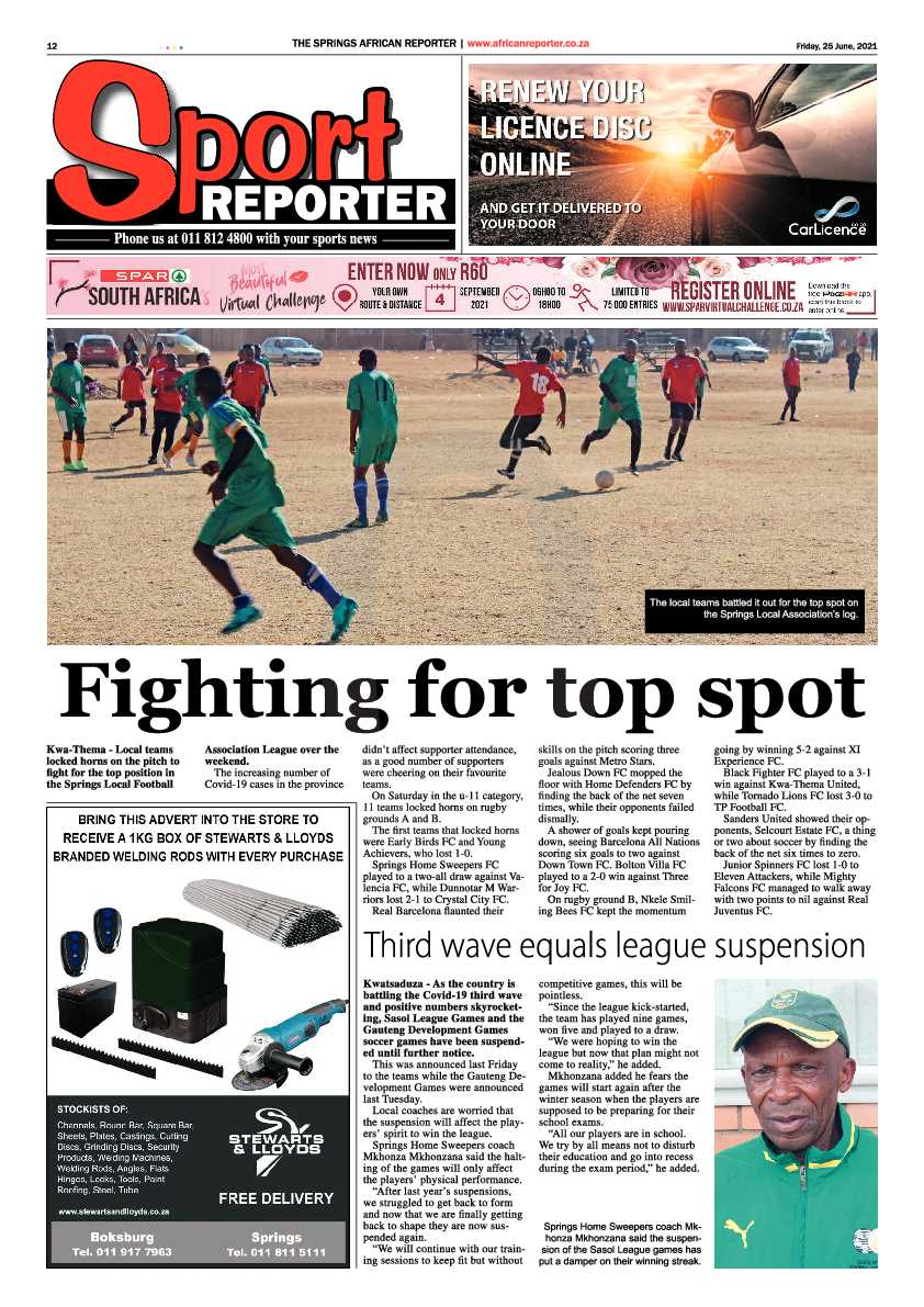African Reporter 25 June 2021 page 12