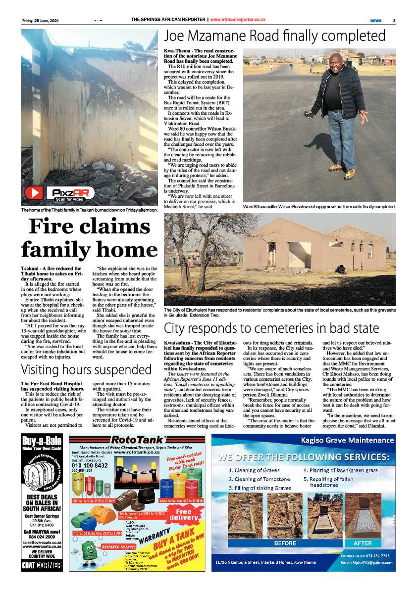 African Reporter 25 June 2021 page 3