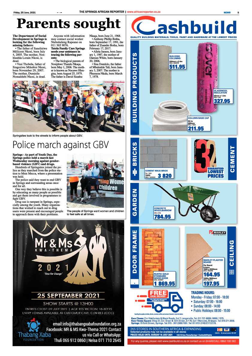 African Reporter 25 June 2021 page 5