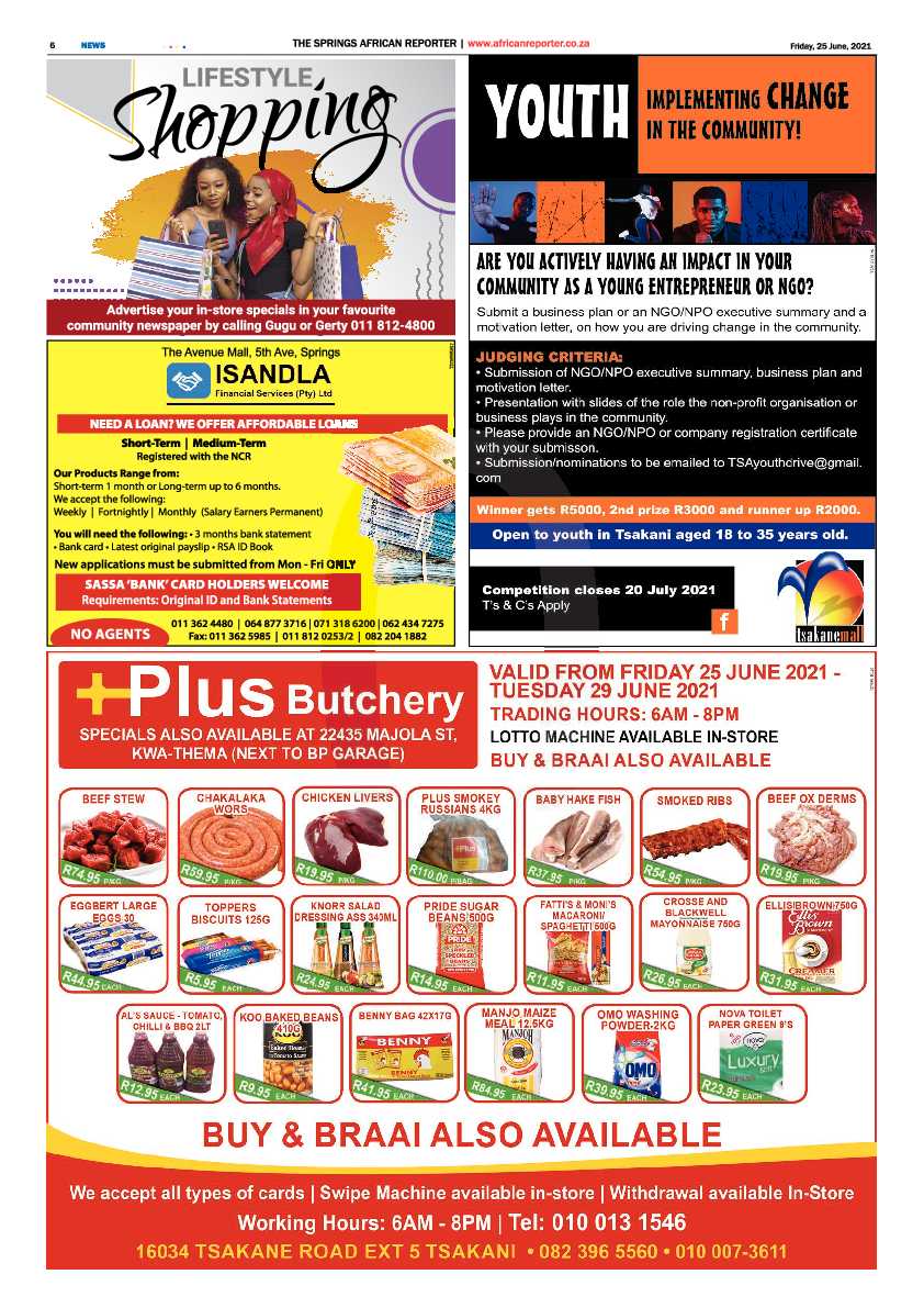 African Reporter 25 June 2021 page 6