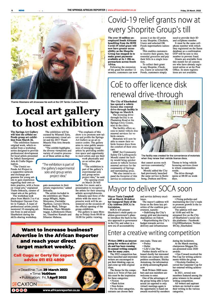 African Reporter 25 March 2022 page 6