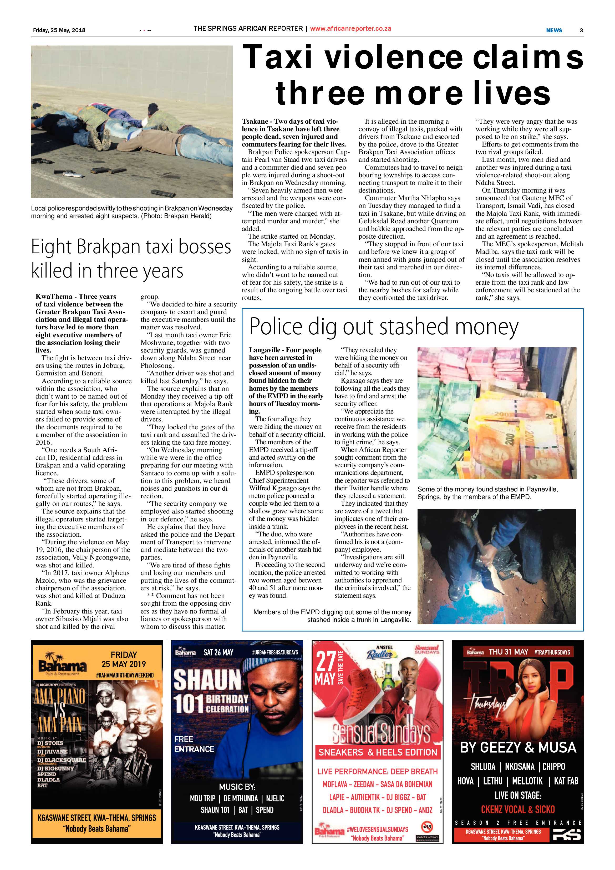 African Reporter 25 May 2018 page 3