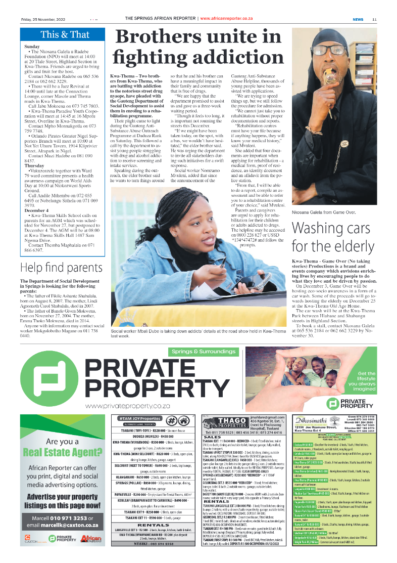 African Reporter 25 Nov 2022 page 11