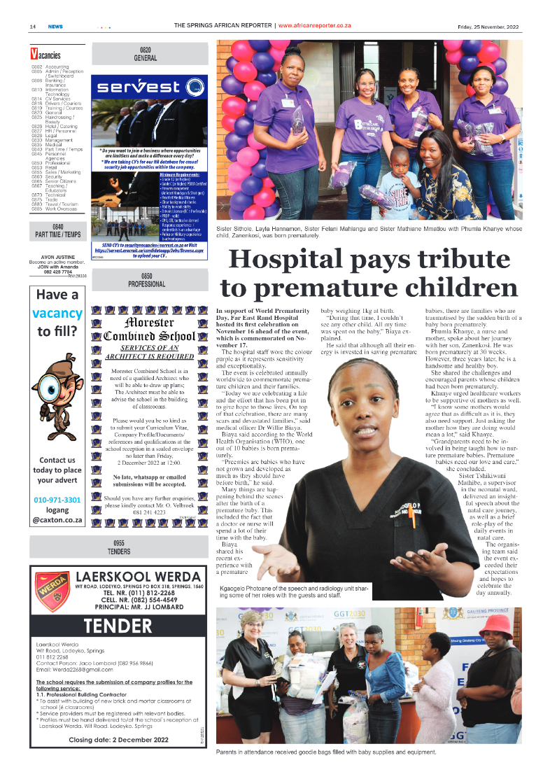 African Reporter 25 Nov 2022 page 14