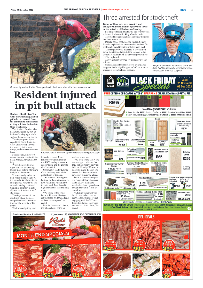 African Reporter 25 Nov 2022 page 3