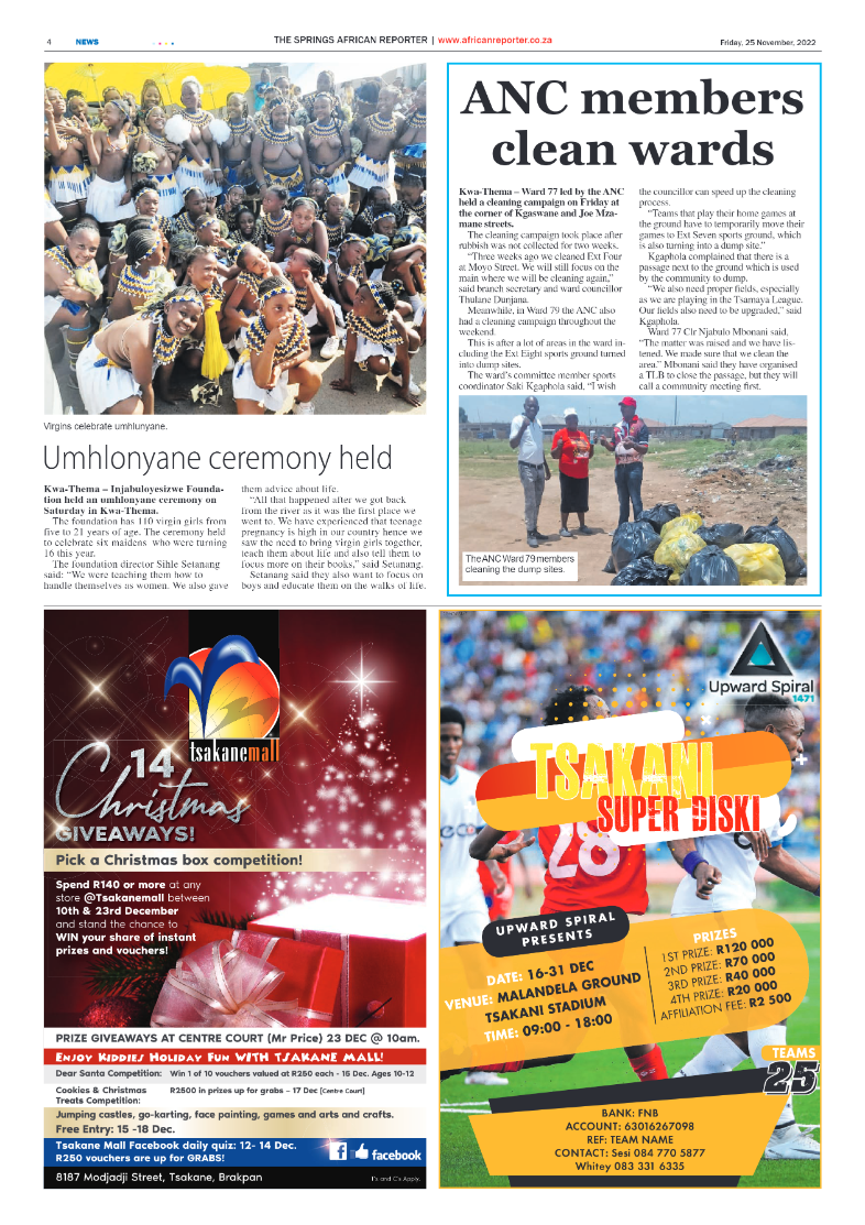 African Reporter 25 Nov 2022 page 4