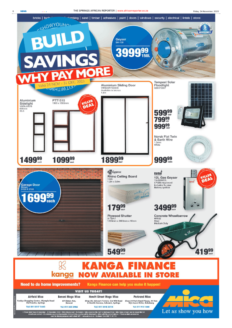 African Reporter 24 November 2023 page 6