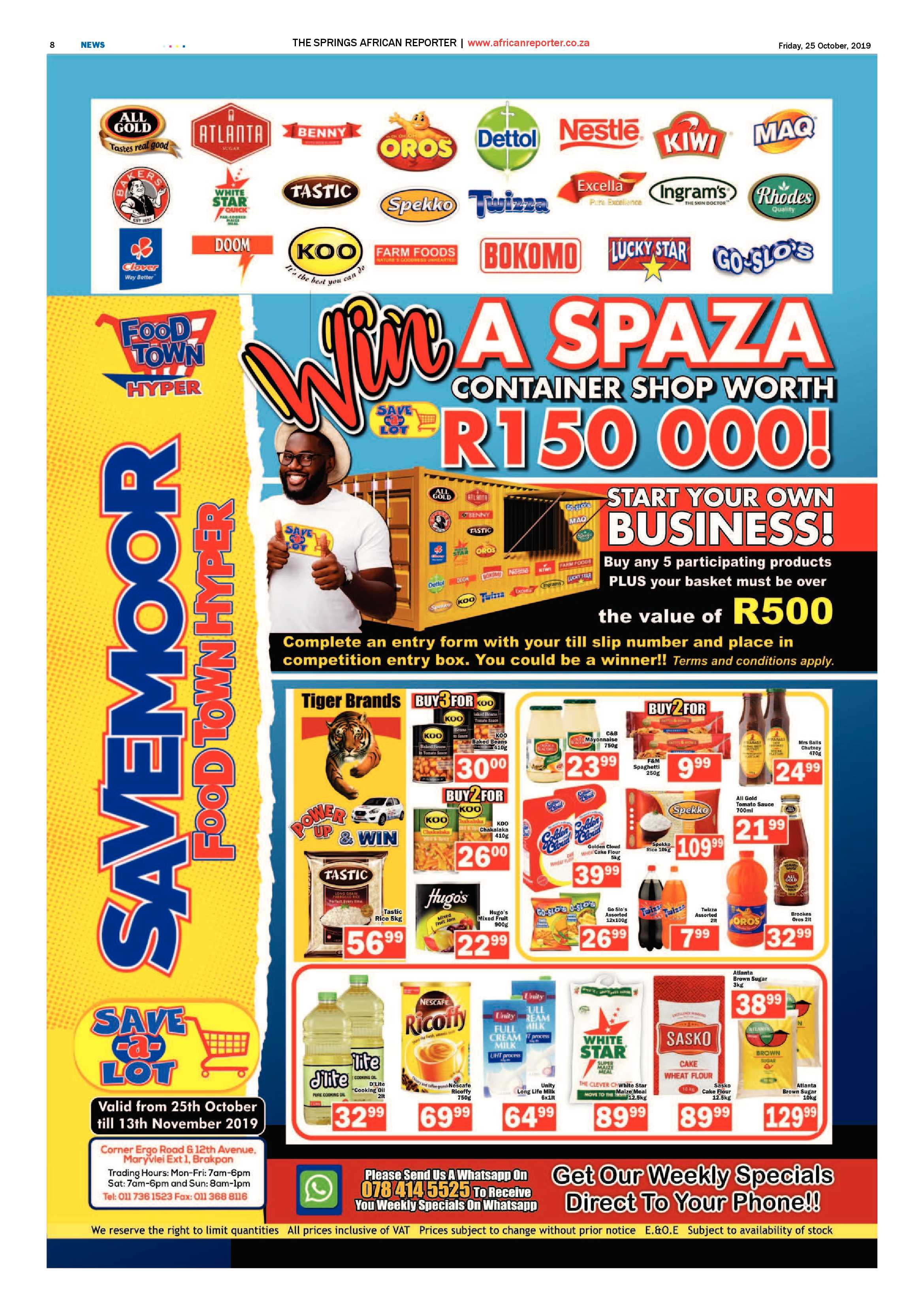 African Reporter 25 October 2019 page 8