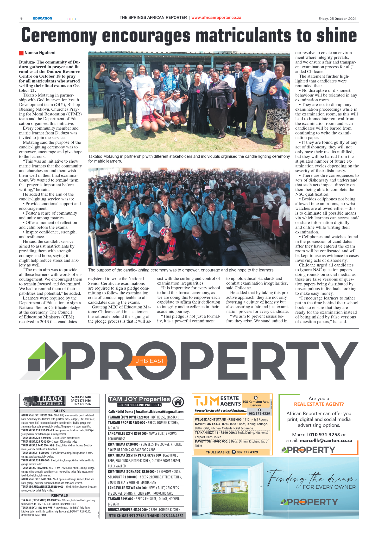 African Reporter 25 October 2024 page 8