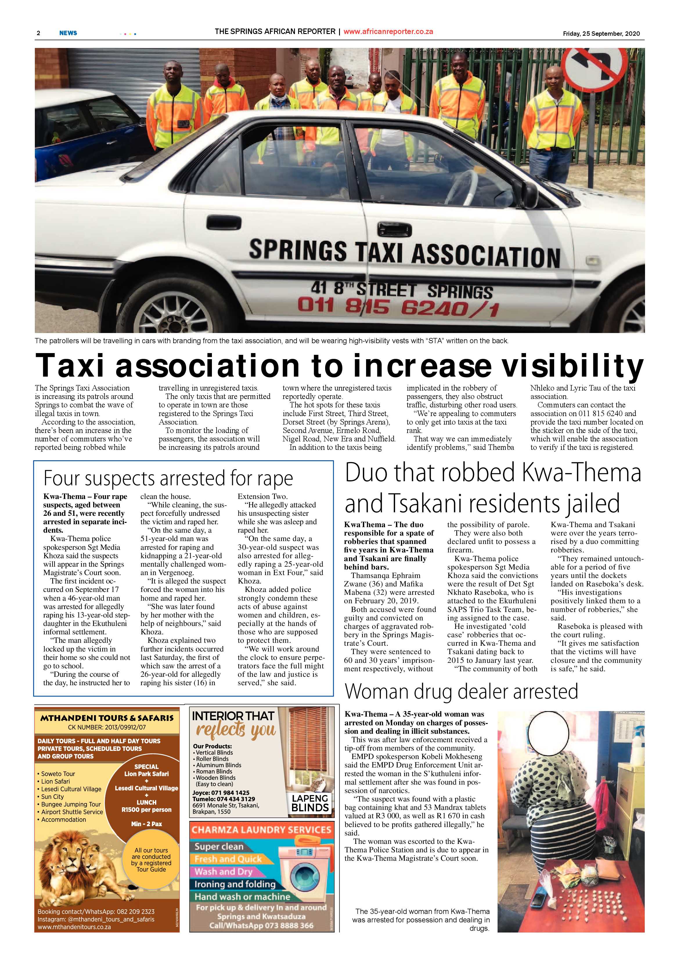 African Reporter 25 September 2020 page 2