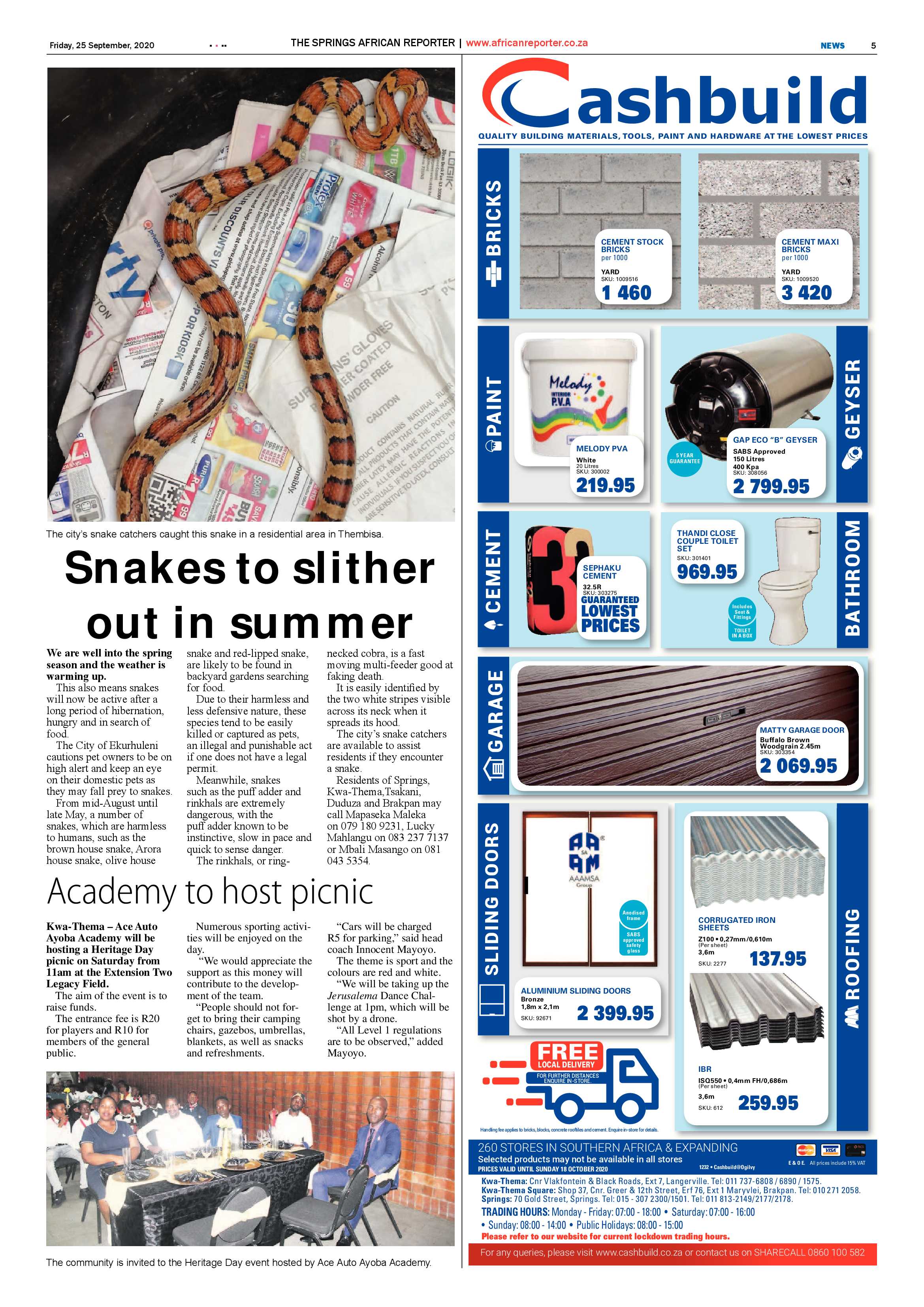 African Reporter 25 September 2020 page 5