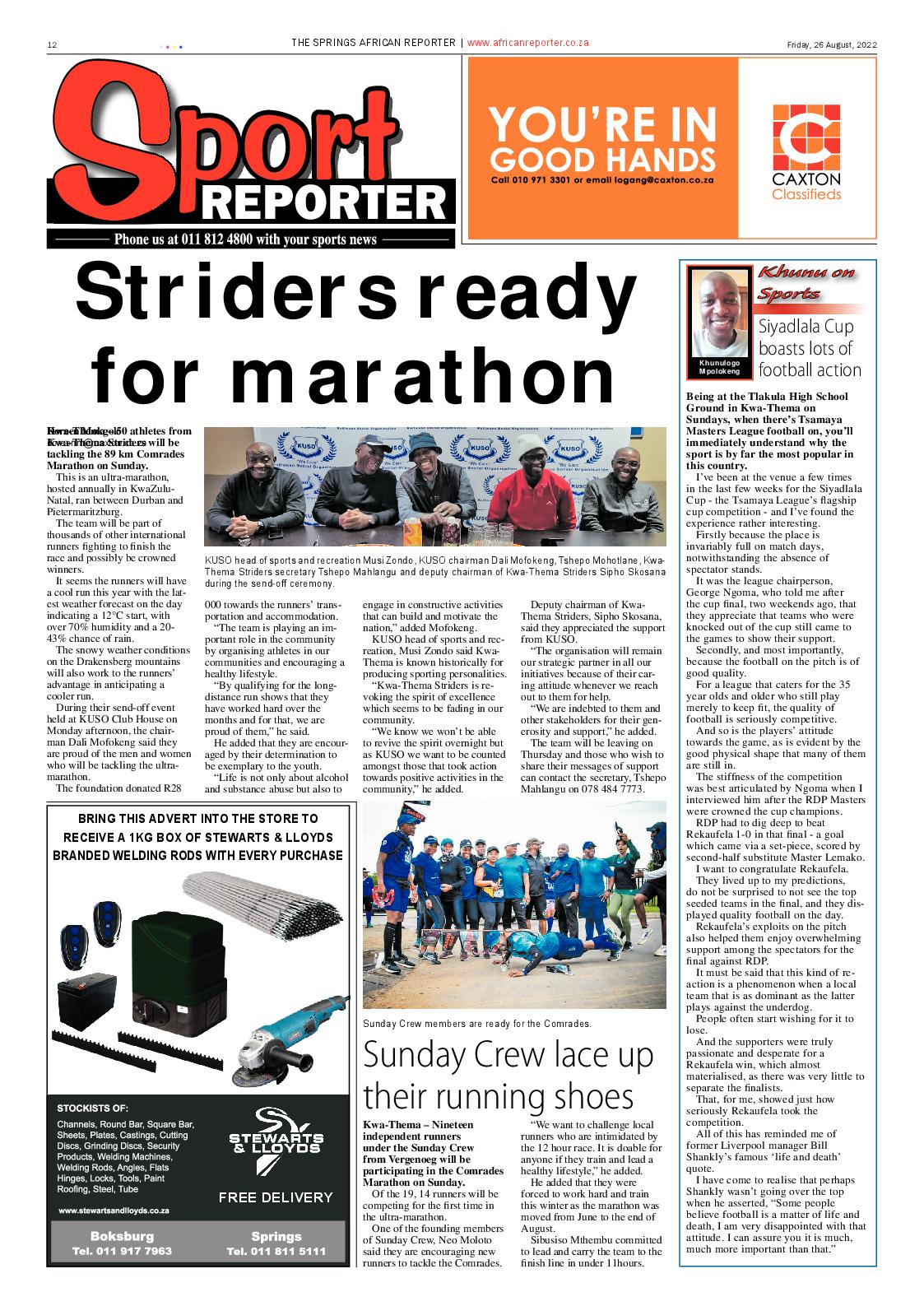 African Reporter 26 August 2022 page 12