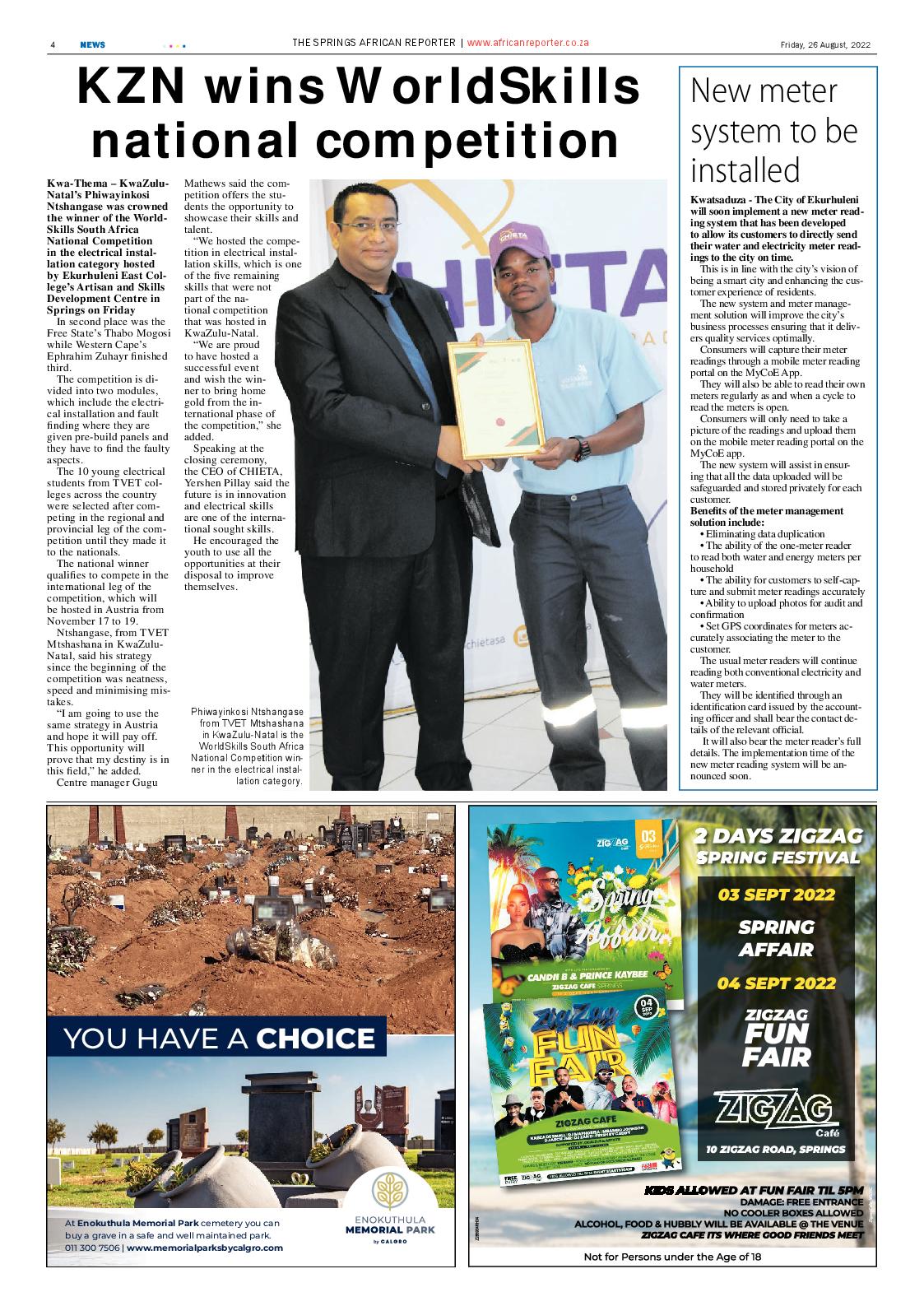 African Reporter 26 August 2022 page 4