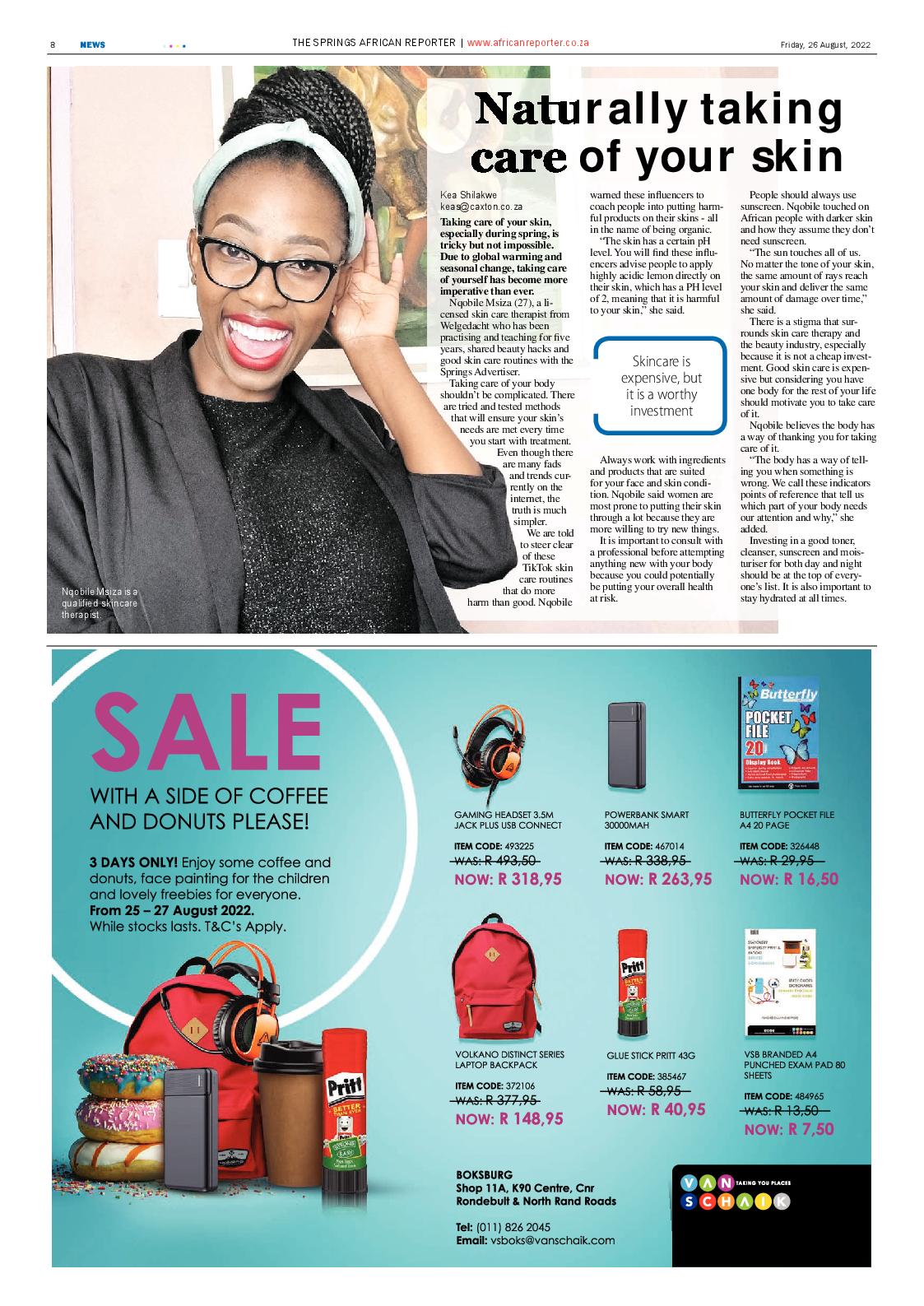 African Reporter 26 August 2022 page 8