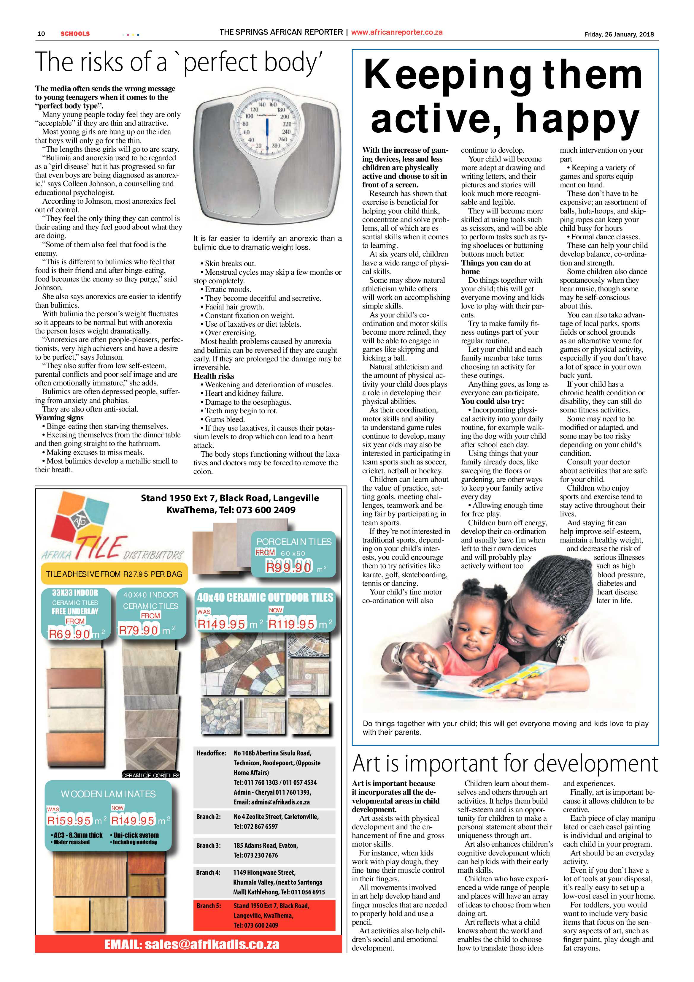 African Reporter 26 January 2018 page 10