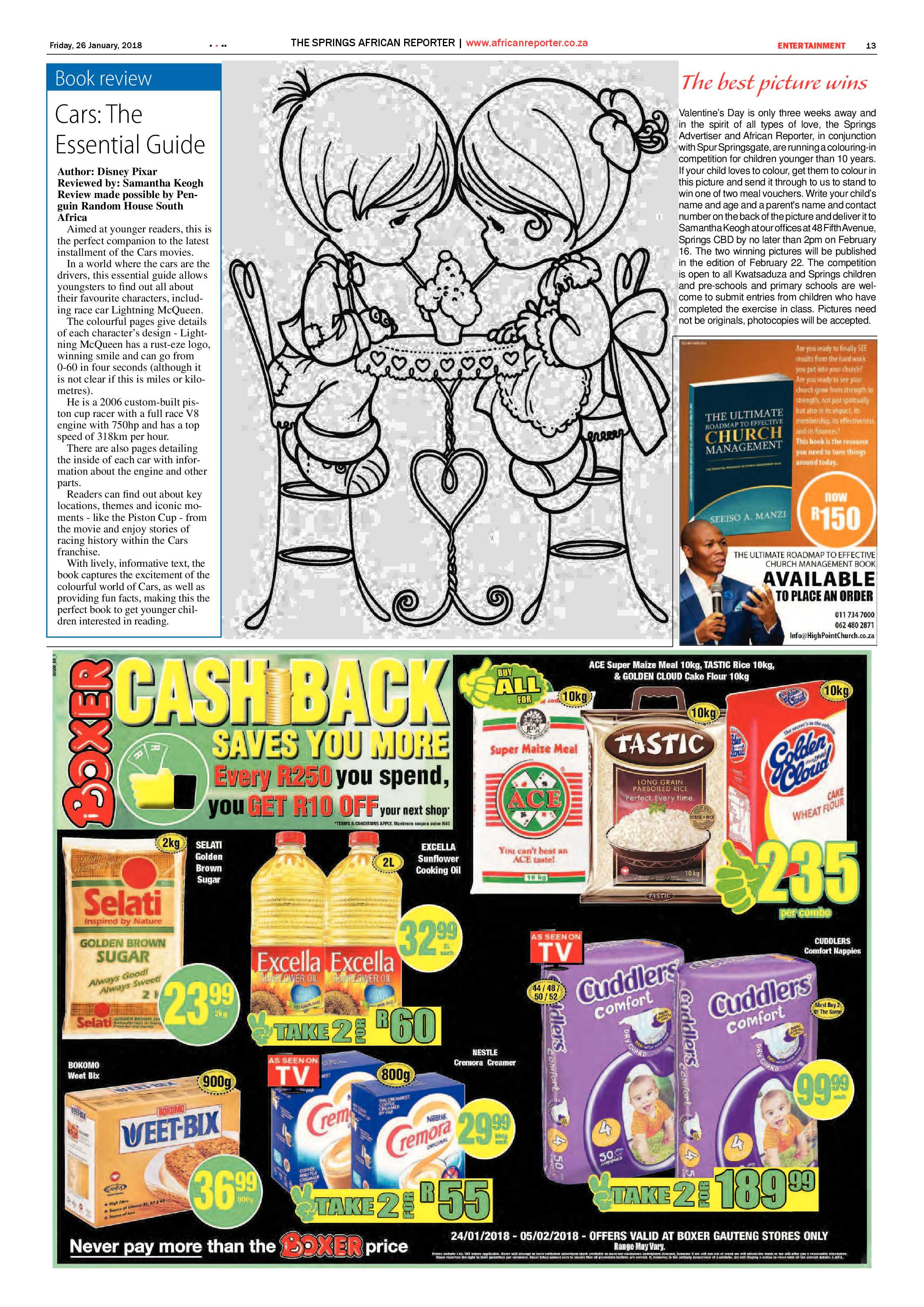 African Reporter 26 January 2018 page 13