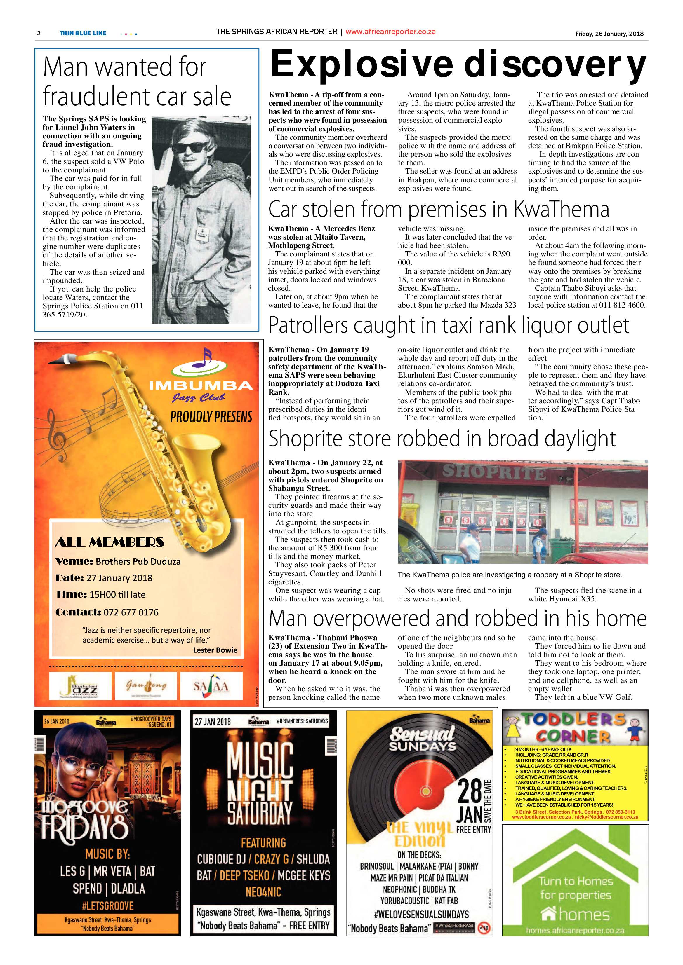 African Reporter 26 January 2018 page 2