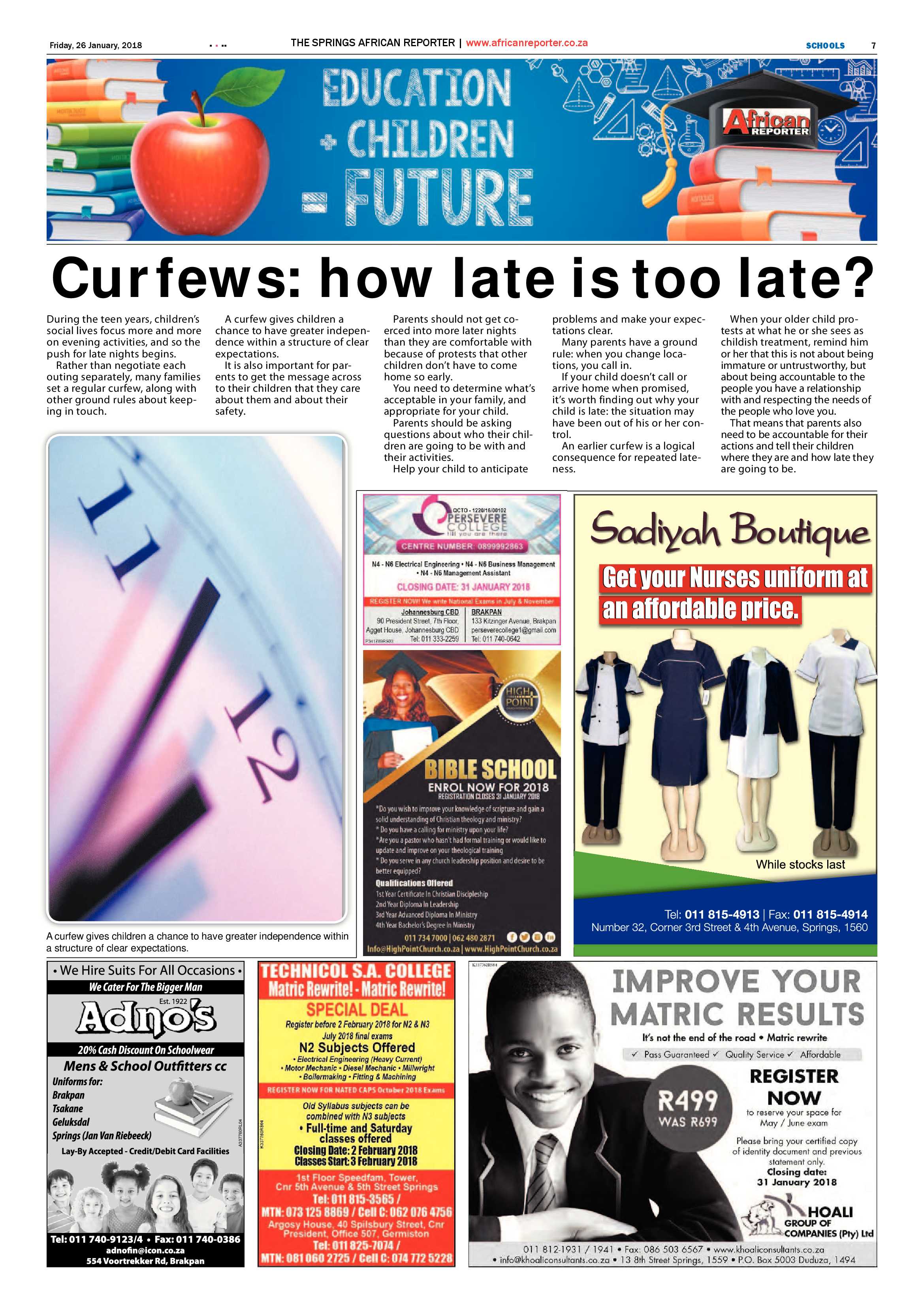 African Reporter 26 January 2018 page 7