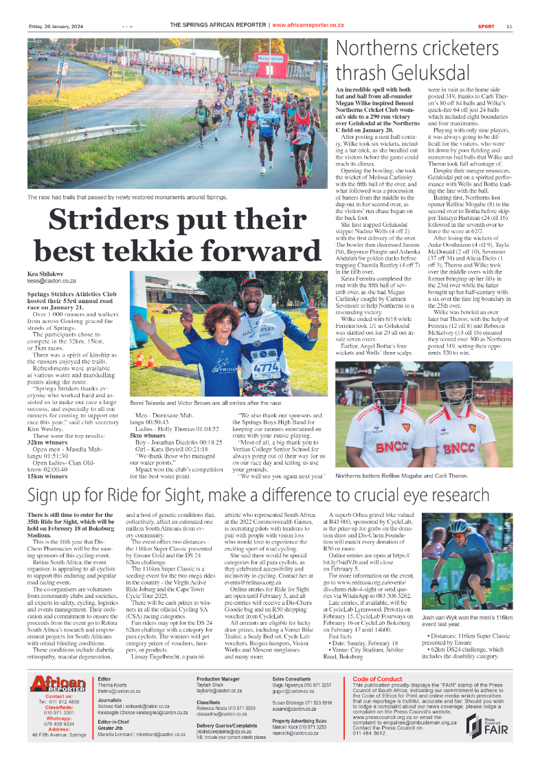 African Reporter 26 January 2024 page 11